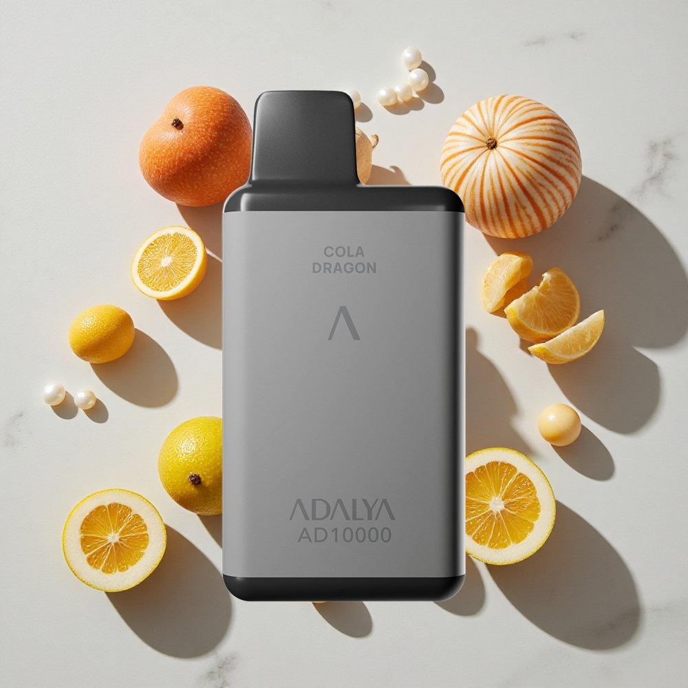 Adalya AD 10000 Puffs Menta Točka 14 ml E-tekočine