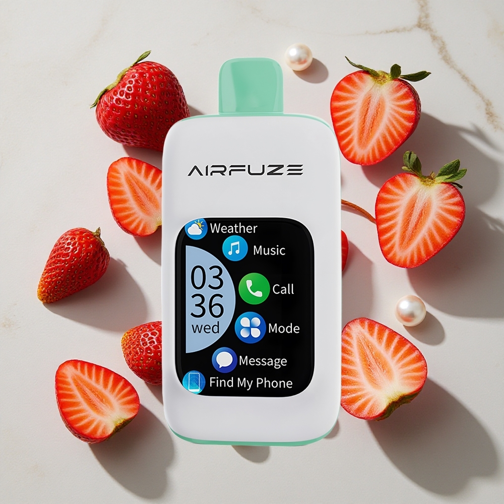 AirFuze Smart 30000 Puffs Za enkratno uporabo Vape Jagoda Poletni Čas 900mAh