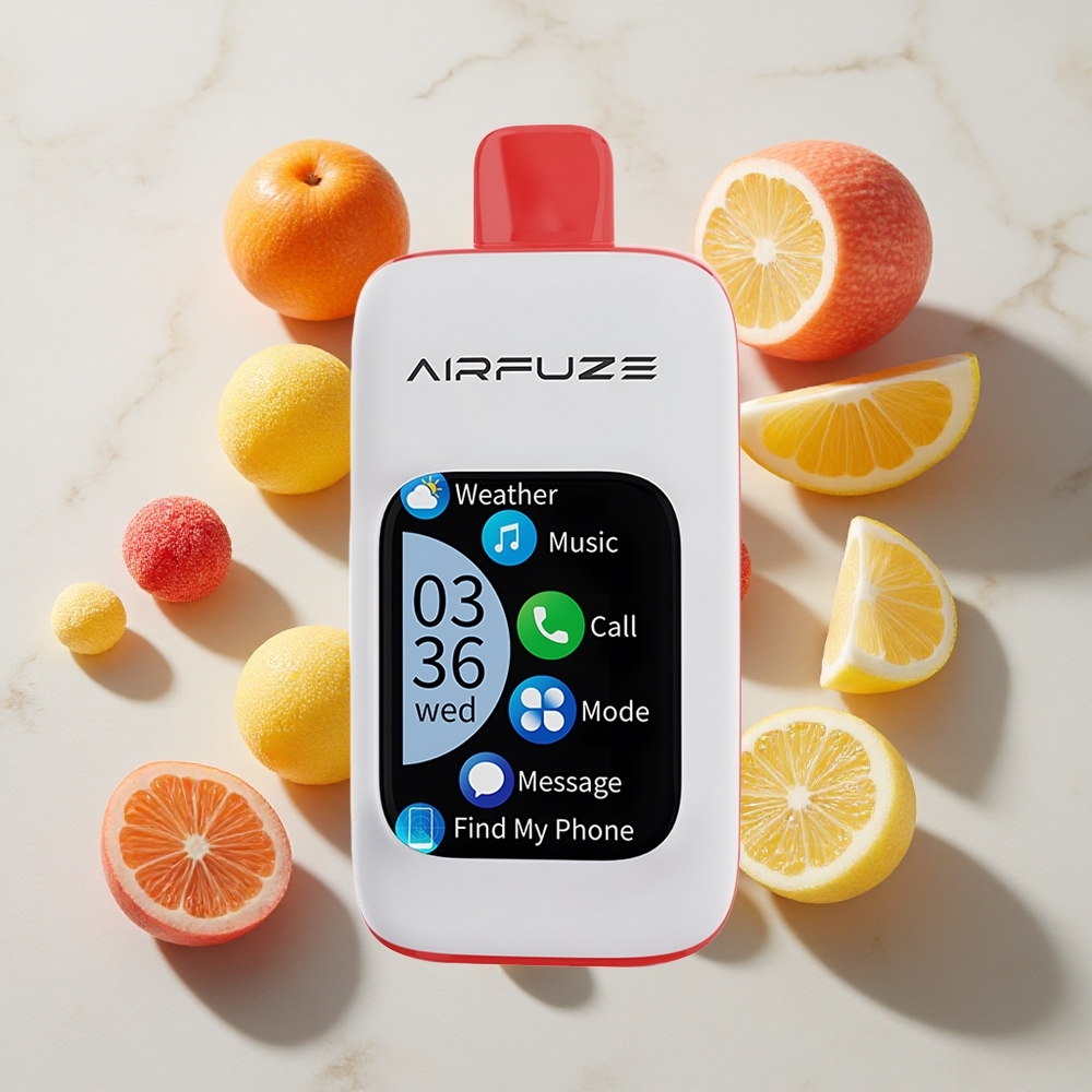 AirFuze Smart 30000 Puffs Za enkratno uporabo Vape Kislo Sočni Gumi