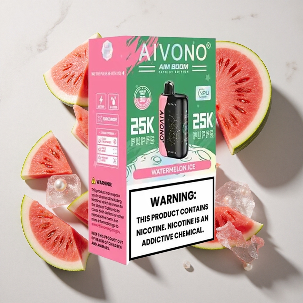 Aivono Aim Boom 25000 Puffs Dispozabilni Vape Lubenica Led