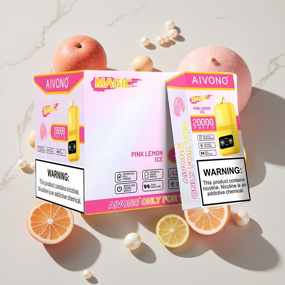 Aivono Aim Magic 20000 Puffs Dispozabilni Vape Roza Limonadni Ledenec