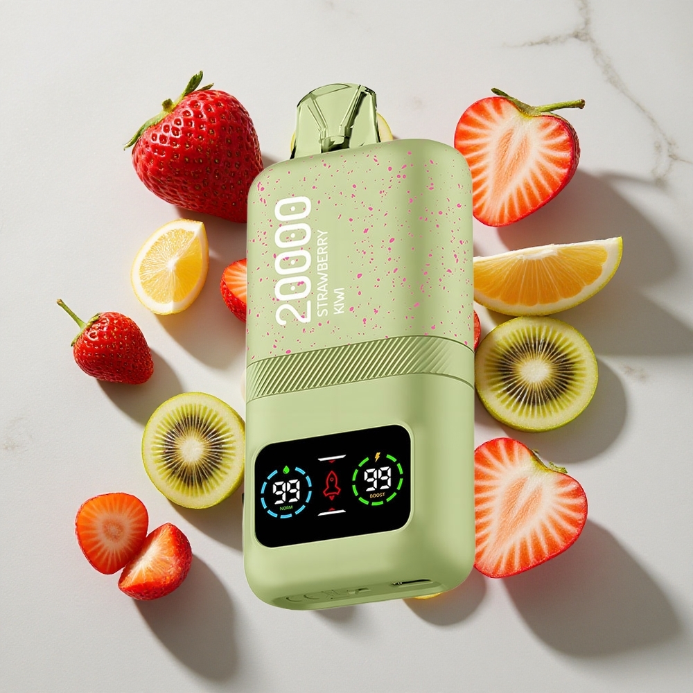 Aivono Aim Magic 20000 Puffs Za enkratno uporabo Vape jagoda kivi LCD