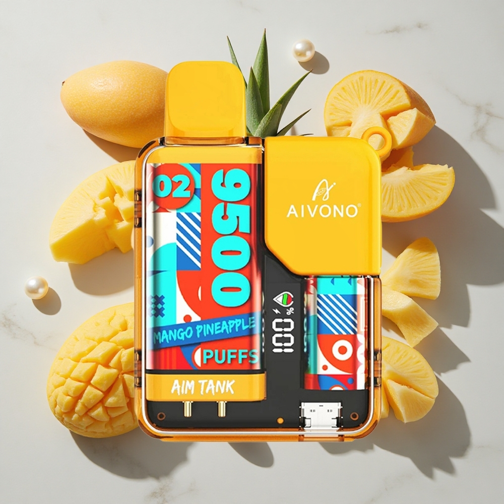Aivono Aim-Tank 9500 Puffs Kombinacija Mango Ananas 18ml E-tekočine