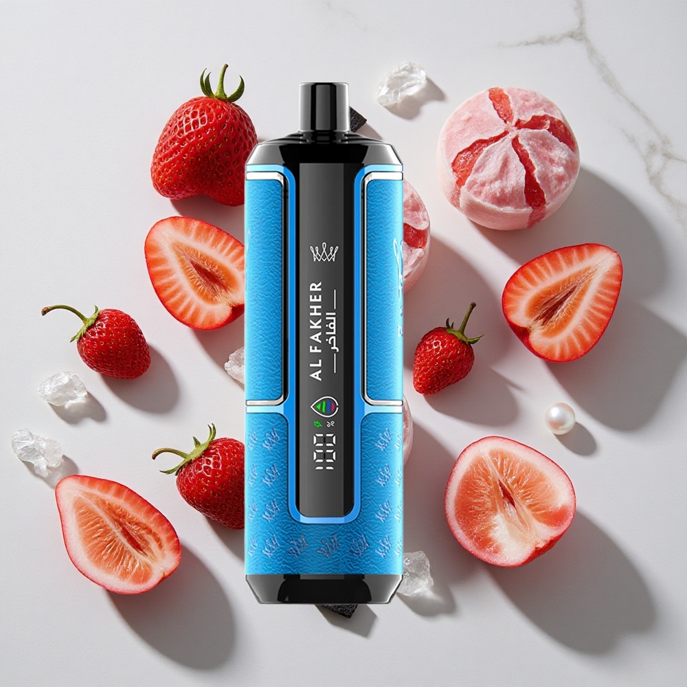 Al Fakher Crown Bar 15000 Puffs Jagoda Led Kombinacija 22ml E-tekočine