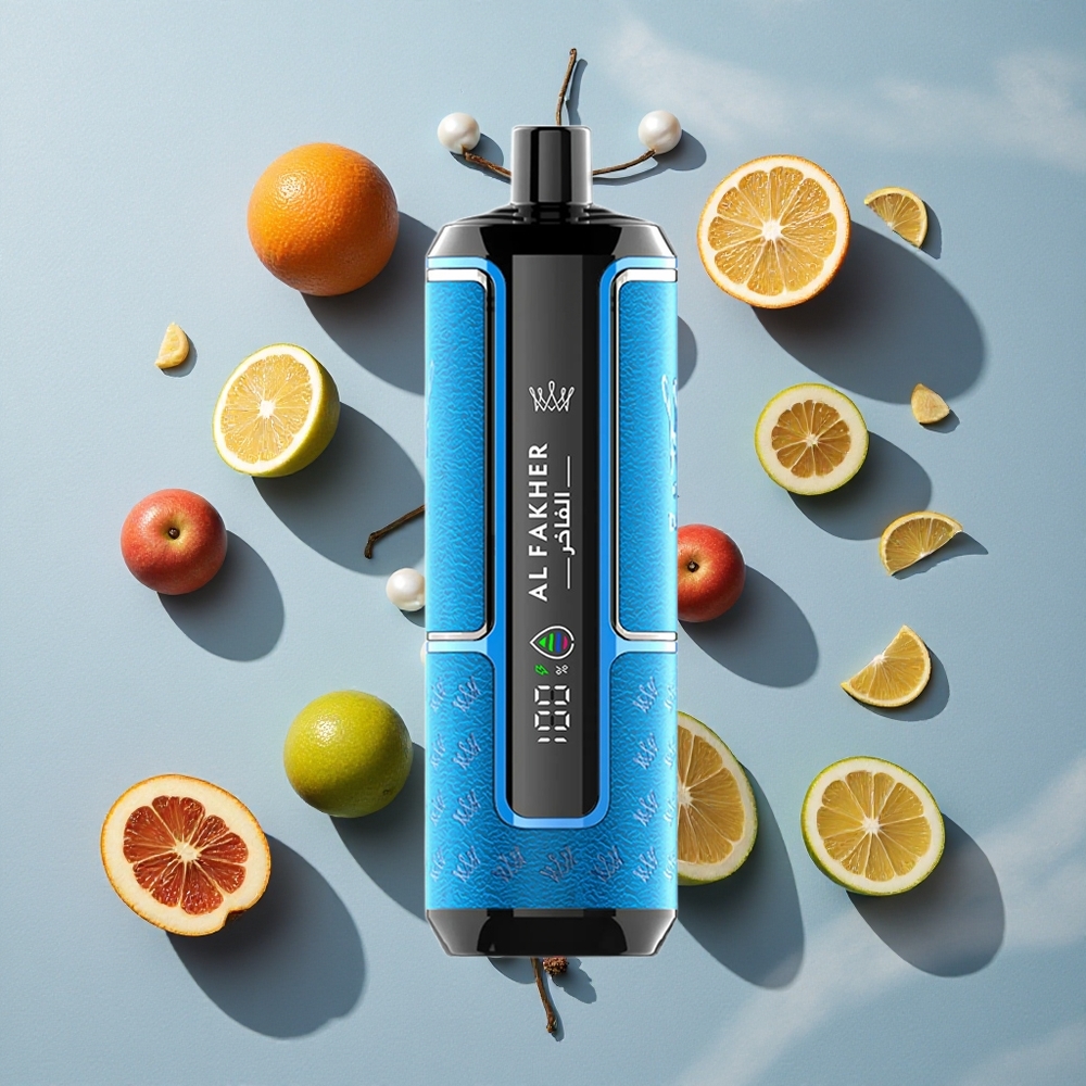 Al Fakher Crown Bar 15K Hypermax Enkratna Vape Kit Modra Oceana 22ml E-tekočine