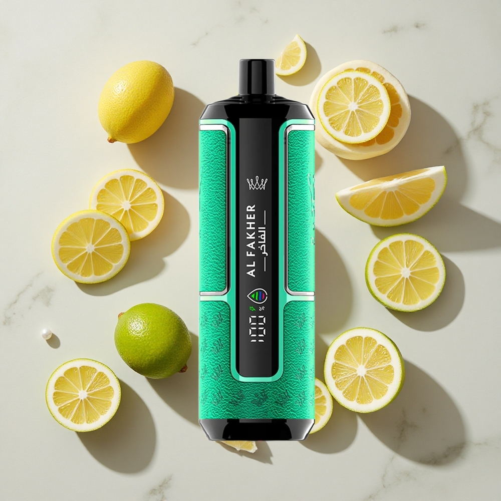 Al Fakher Crown Bar 15K Limeta Limona Hipermax Enkratna Vape Kit
