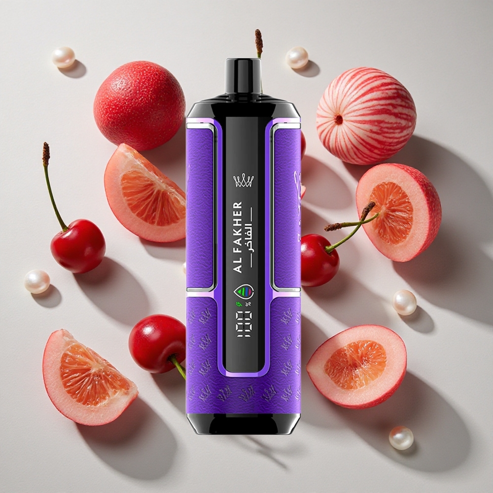 Al Fakher Crown Bar 15K Češnjeva Fiesta Hipermax Enkratna Vape Kit
