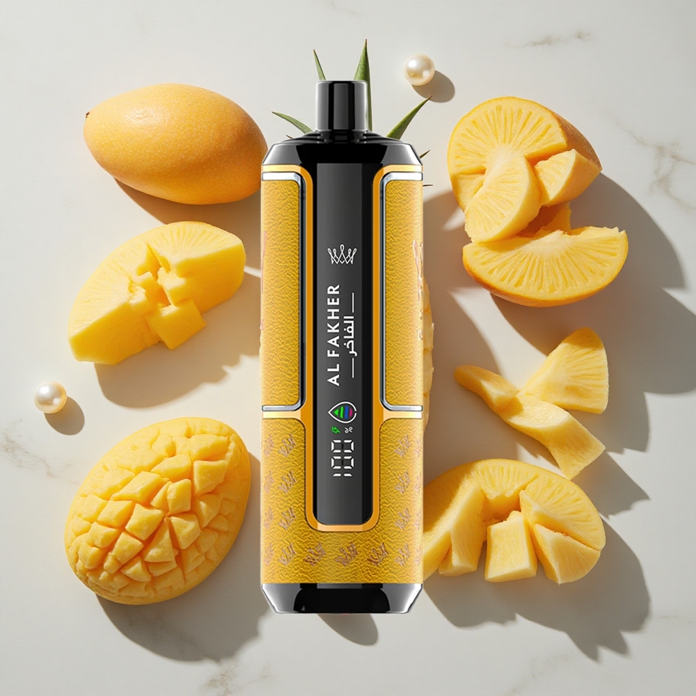 Al Fakher Crown Bar 15K Številka Puffs Mango Ananas Kompakten