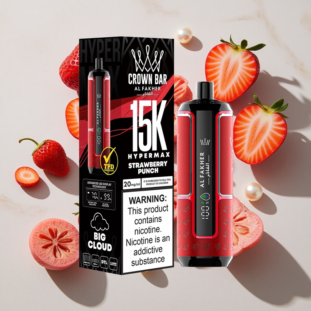 Al Fakher Crown Bar 15K Štrukovka Punč Kompaktna