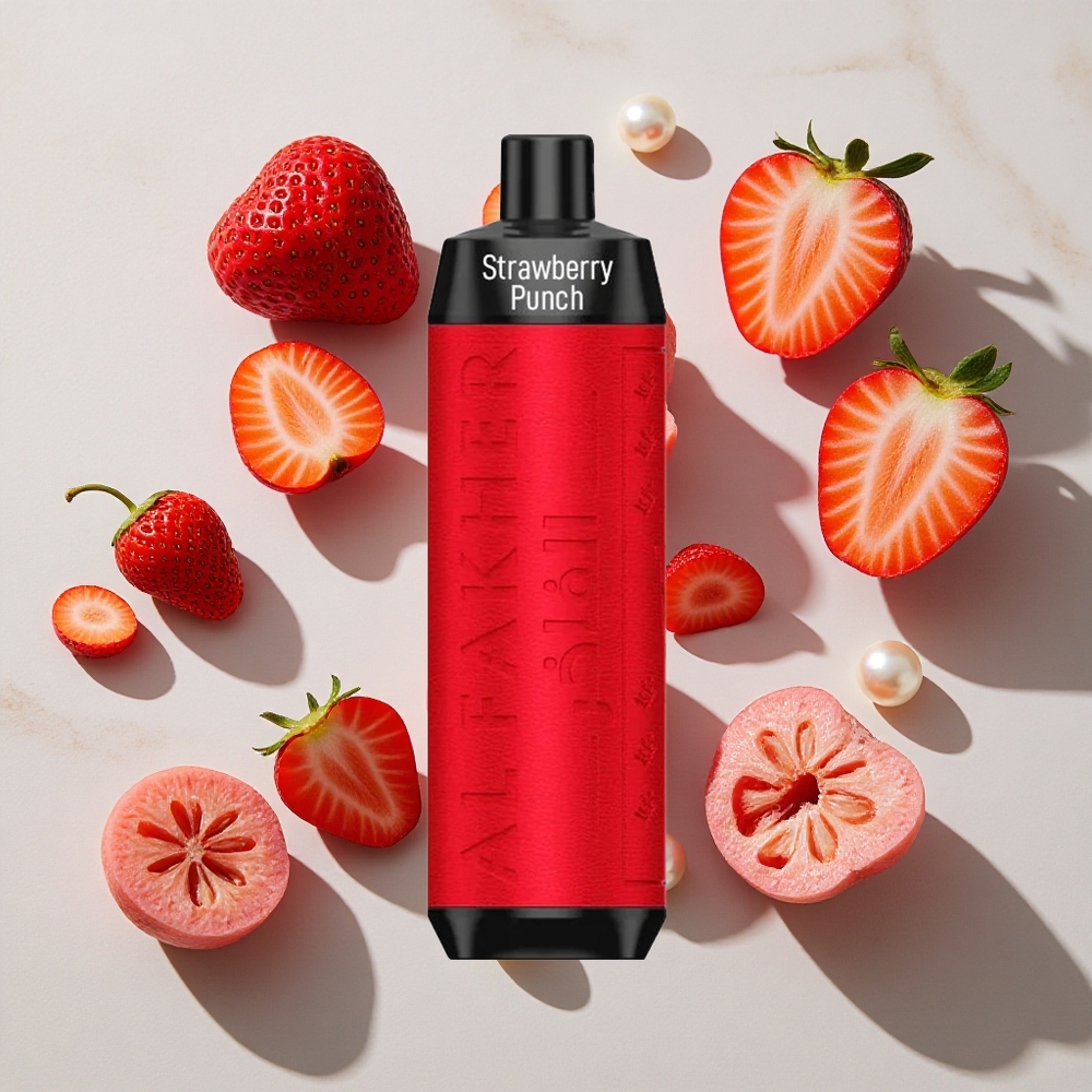 Al Fakher Crown Bar 8000 Puffs Jagoda Punch Kristal