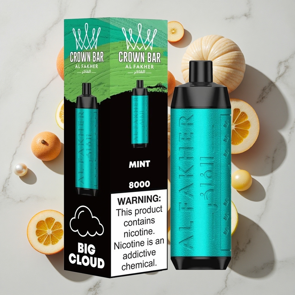 Al Fakher Crown Bar 8000 Puffs Meta Kombinacija 18ml E-tekočine