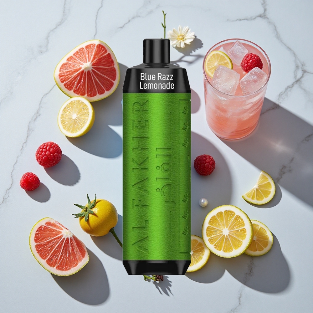 Al Fakher Crown Bar 8000 Puffs Modra Malina Limonada