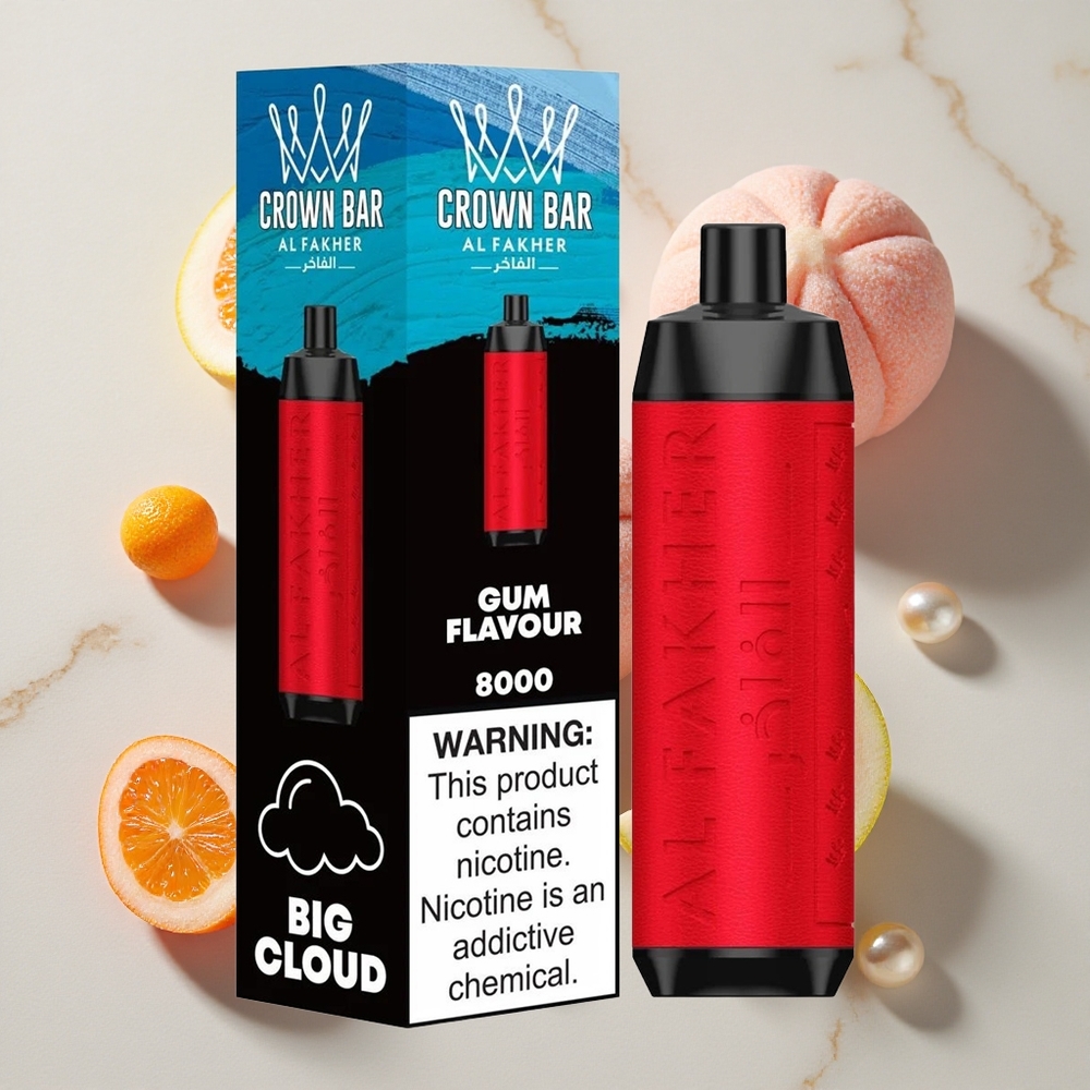 Al Fakher Crown Bar 8000 Žvečilna Aroma 18ml E-tekočine Kapaciteta