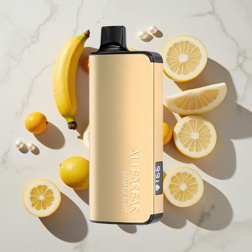 Alibarbar Ingot 9000 Puffs Bananovo Bzz 2350mAh