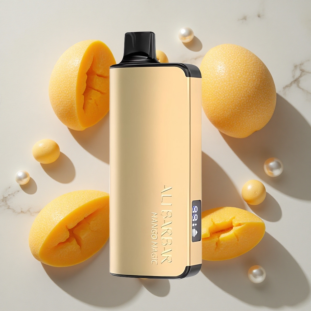 Alibarbar Ingot 9000 Puffs Za enkratno uporabo Vape Mango Čarobnija 2350mAh