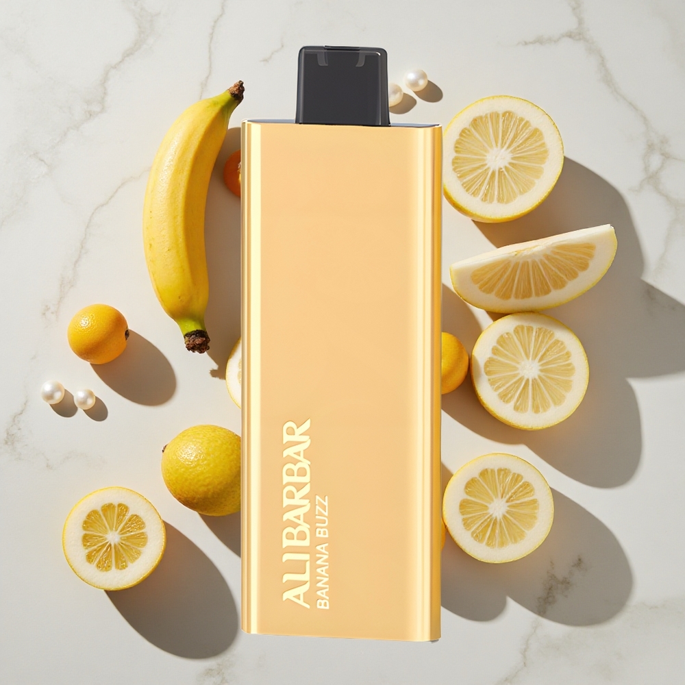 Alibarbar Pandora 7000 Puffs Banani Buzz 17 ml E-tekočine