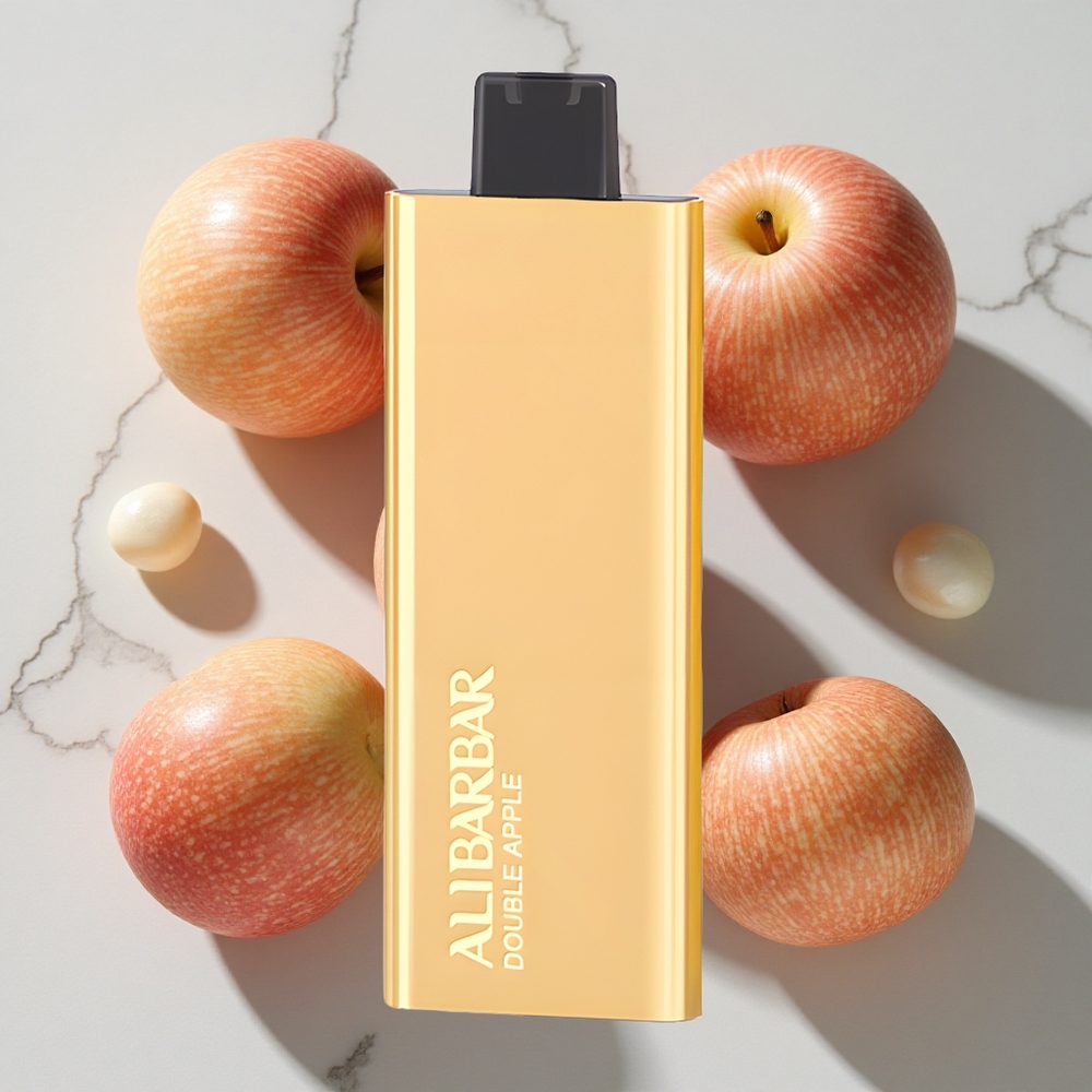 Alibarbar Pandora 7000 Puffs Dvojno Jabolko 17 ml E-tekočine