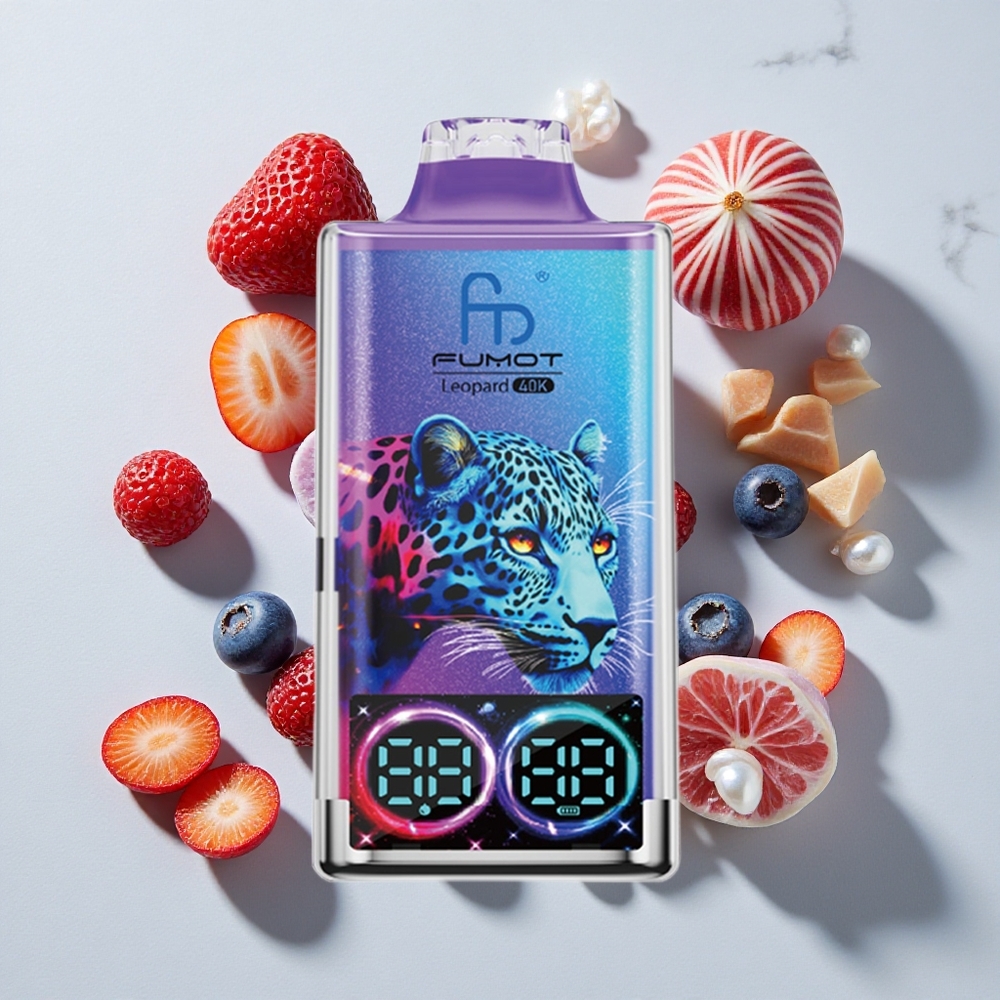 Fumot Leopard 40000 Puffs Borovnica na Ledu Brez Nikotina