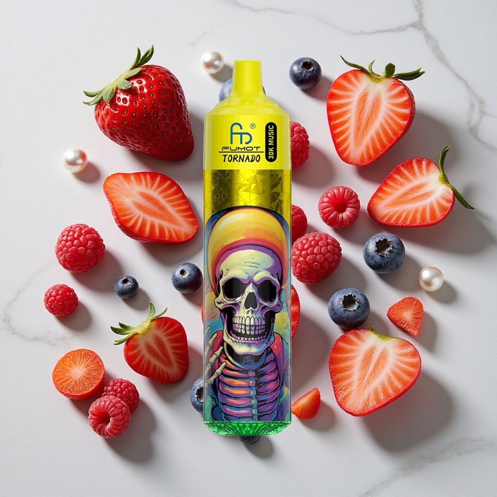 Fumot RandM Tornado 30000 Puffs Jagoda Borovnica Malina 30ml E-tekočine