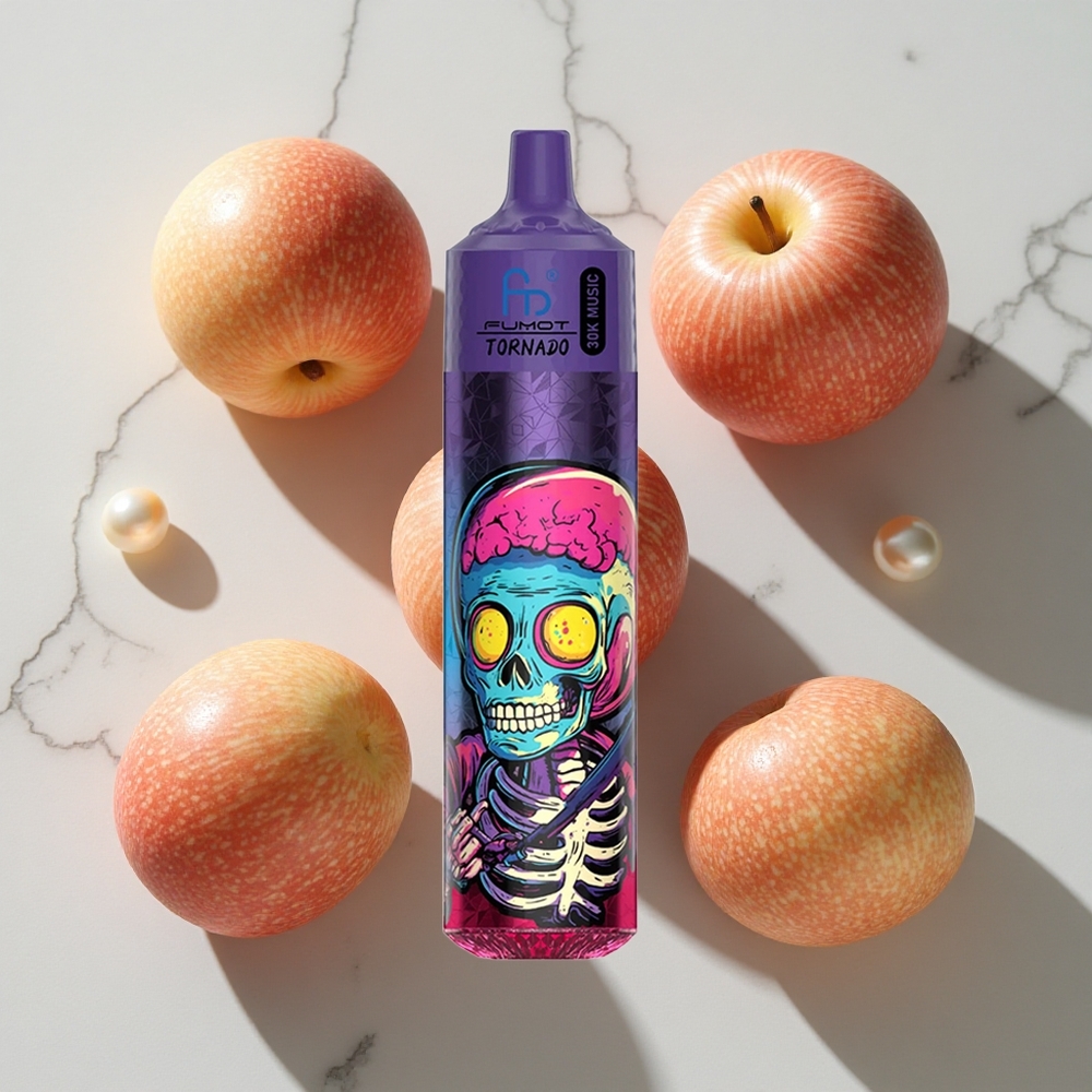 Fumot RandM Tornado 30000 Puffs Trojno Jabolko 30ml E-tekočine