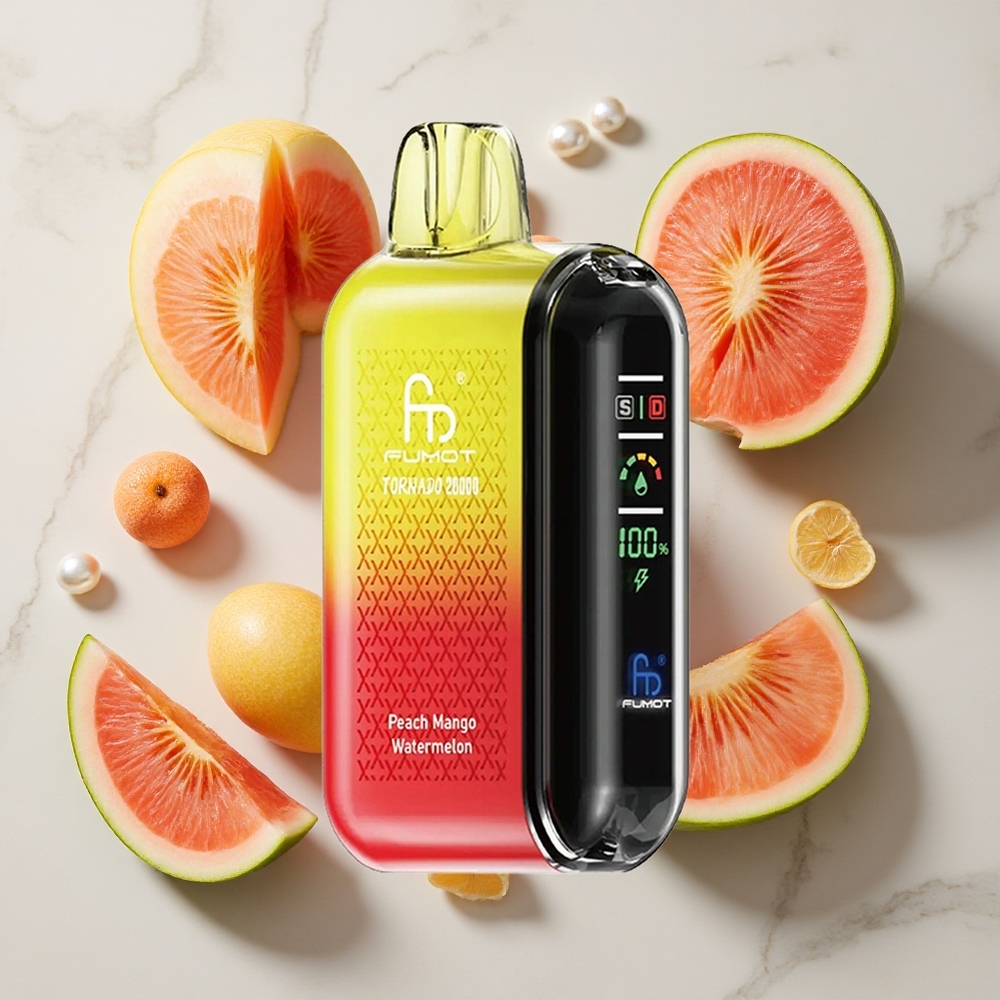 Fumot Tornado 20000 Puffs Breskeva Mango Lubenica Dual Mesh Coil