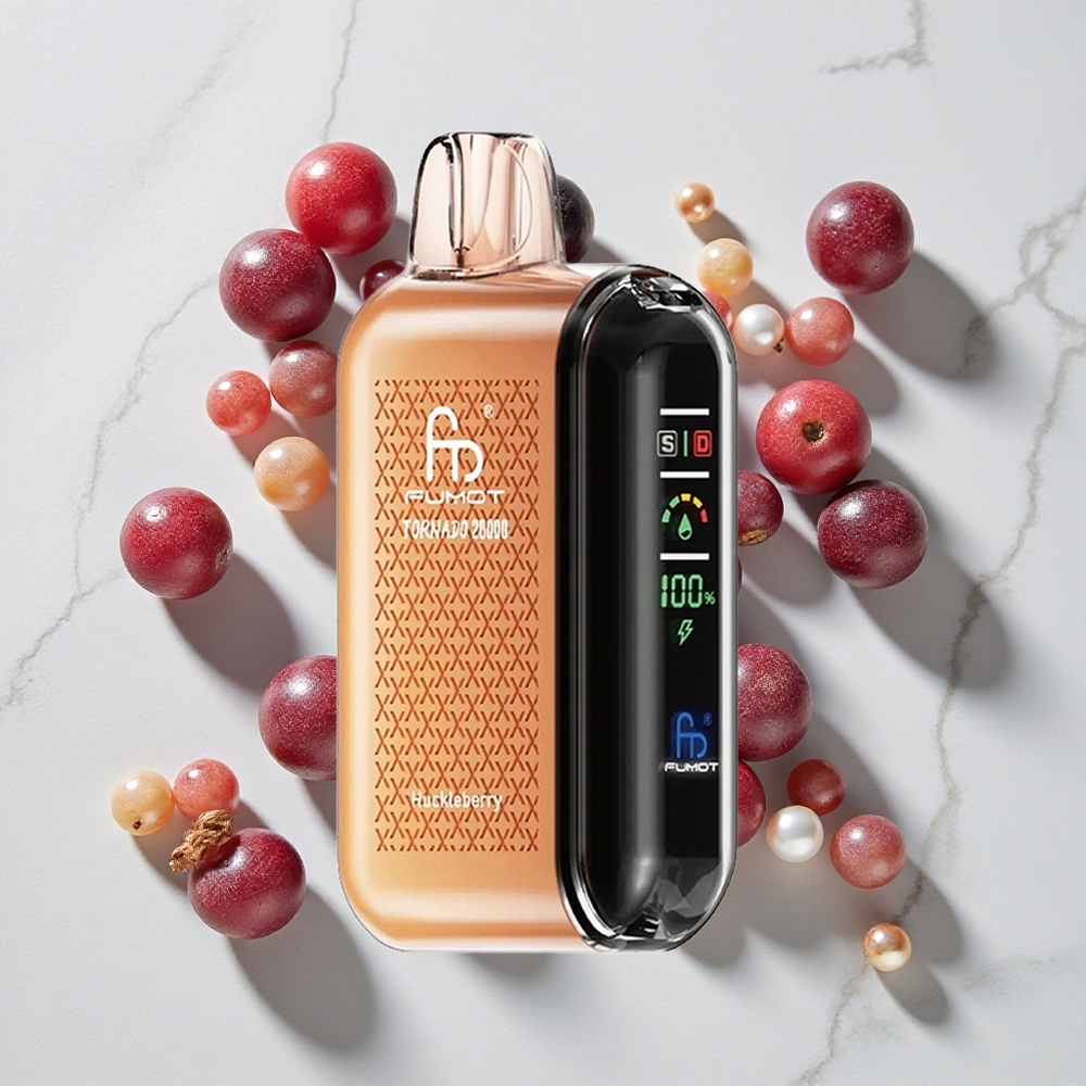 Fumot Tornado 20000 Puffs Huckleberry Rechargeable Battery