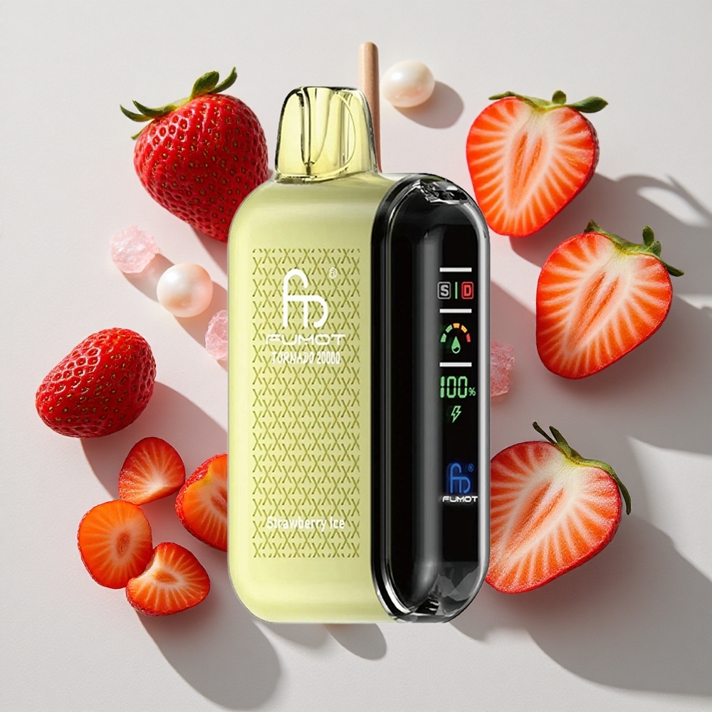 Fumot Tornado 20000 Puffs Jagoda-Led 850mAh