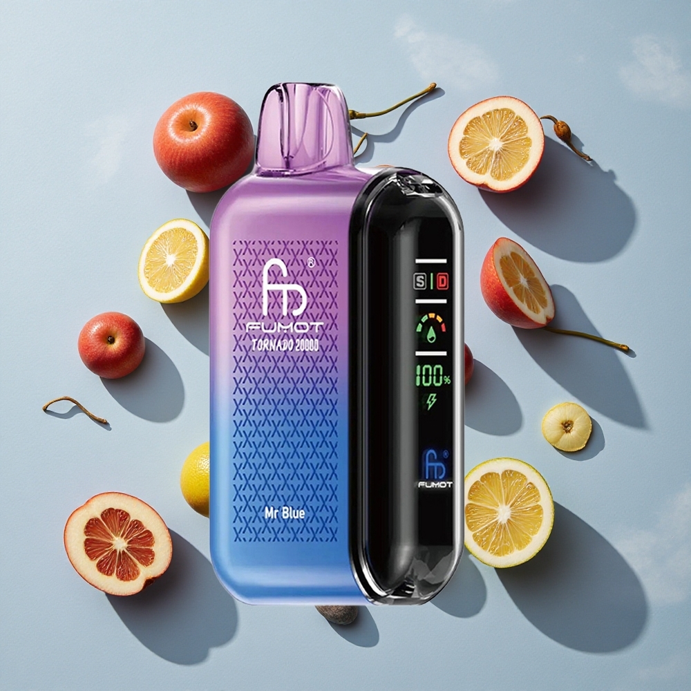 Fumot Tornado 20000 Puffs Modra Kapaciteta 20ml E-tekočine