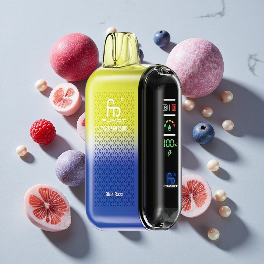 Fumot Tornado 20000 Puffs Modra Malina Dual Mesh Coil