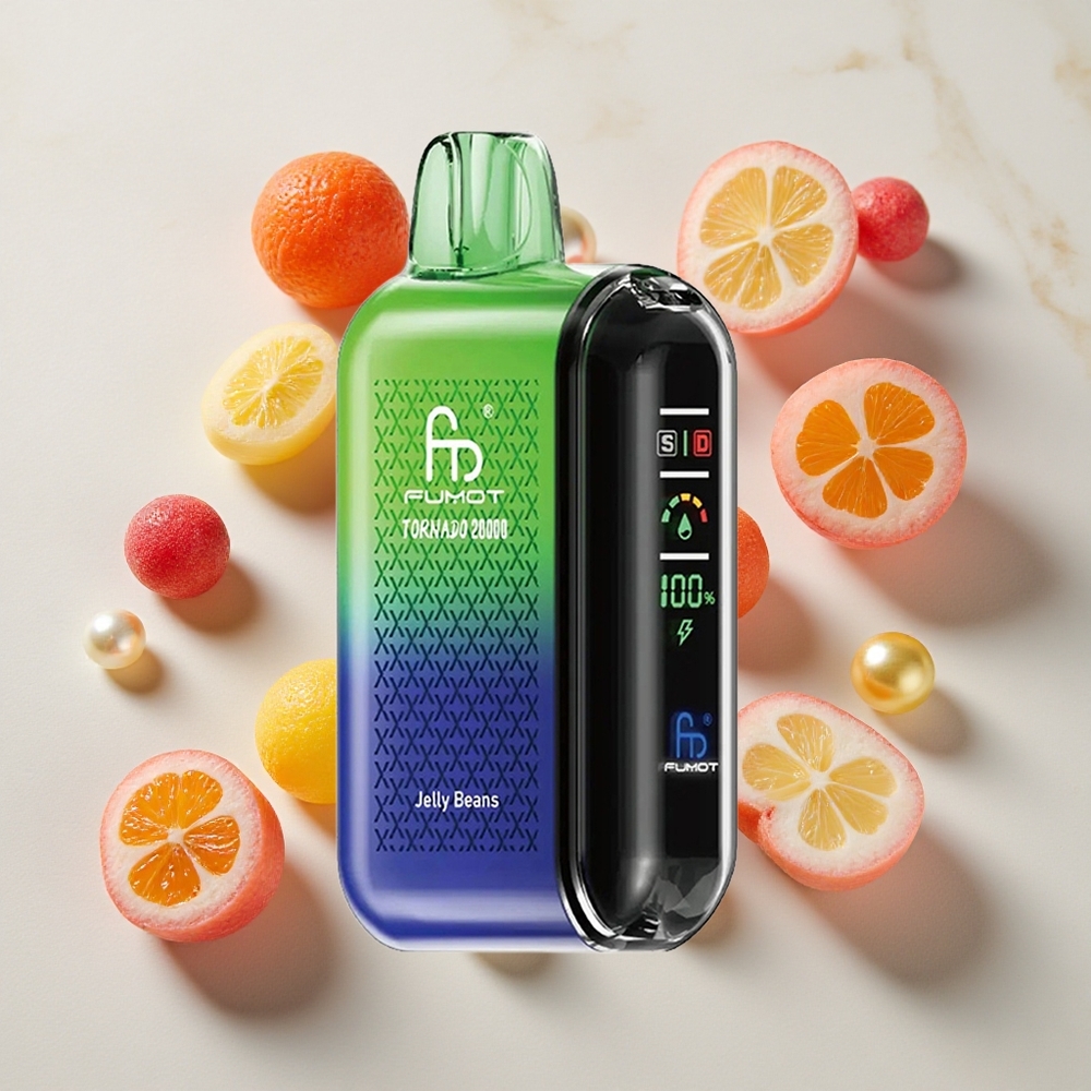 Fumot Tornado 20000 Puffs Žele Bonboni Smart Display