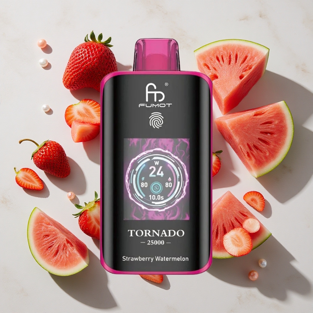 Fumot Tornado 25000 Puffs Jagoda Lubenica 20ml Napolnjena E-tekočina