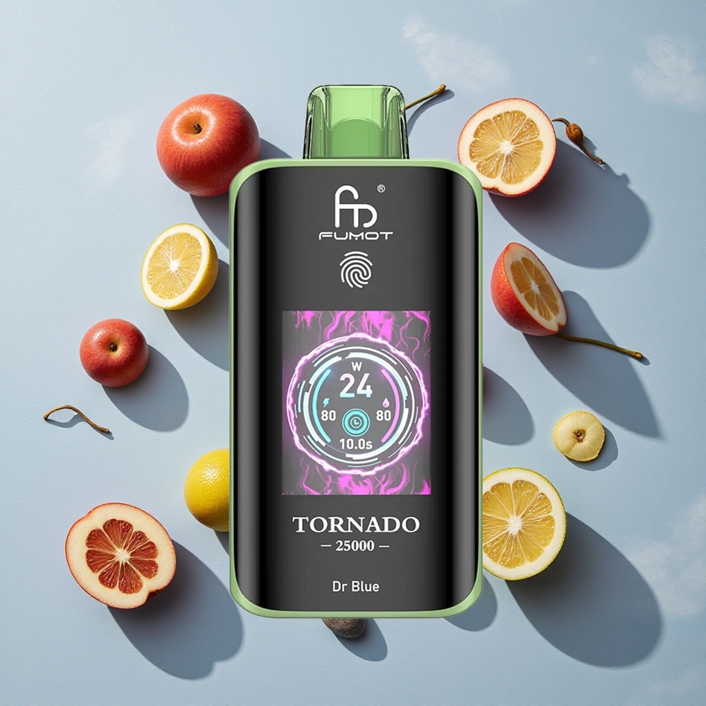 Fumot Tornado 25000 Puffs Modra Doktorjeva 20ml Napolnjena E-tekočina
