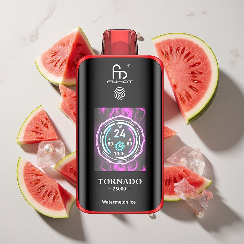 Fumot Tornado 25000 Puffsajev Lubenica Led 20ml E-tekočine Prednapolnjeno E-tekočino
