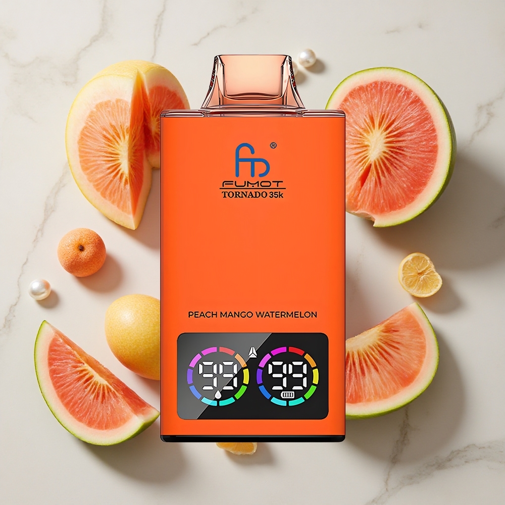 Fumot Tornado 35000 Puffs Breskva Mango Lubenica 15ml E-tekočine