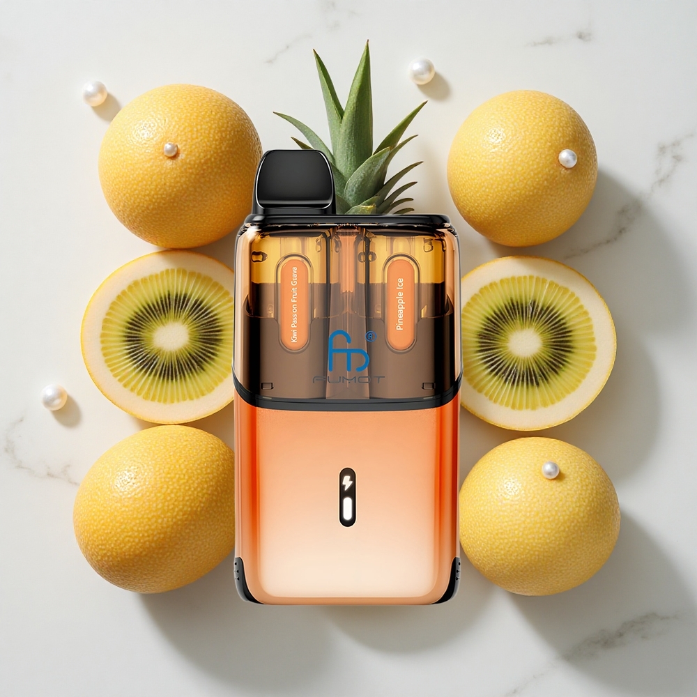 Fumot Ultra T32000 32000 Puffs Kiwi Pasijonka Guava - Ananas Led