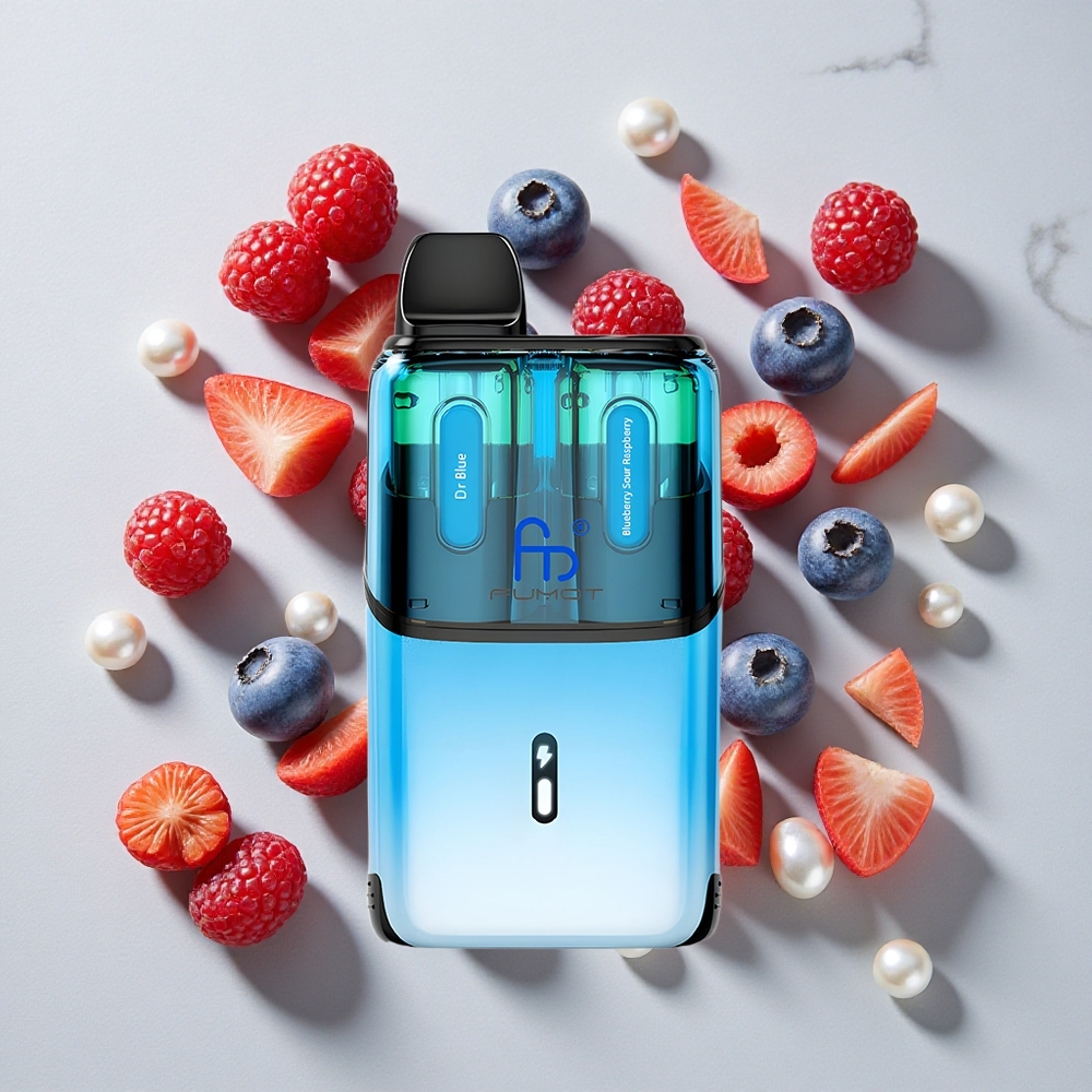 Fumot Ultra T32000 32000 Puffs uporab Modra jagoda kisla malina 800mAh