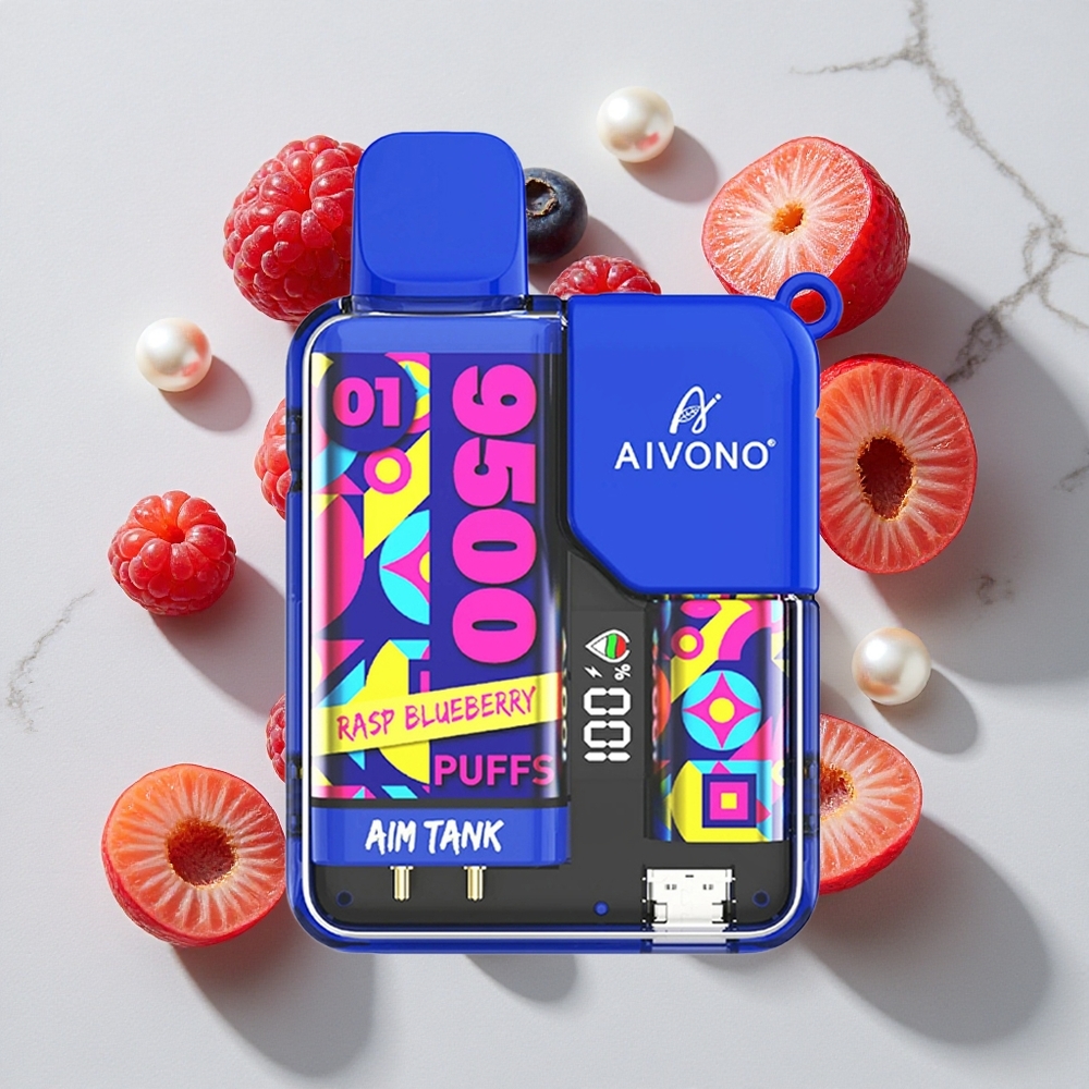 Aivono Aim-Tank 9500 Puffs Okus Malina Borovnica 18ml E-tekočine