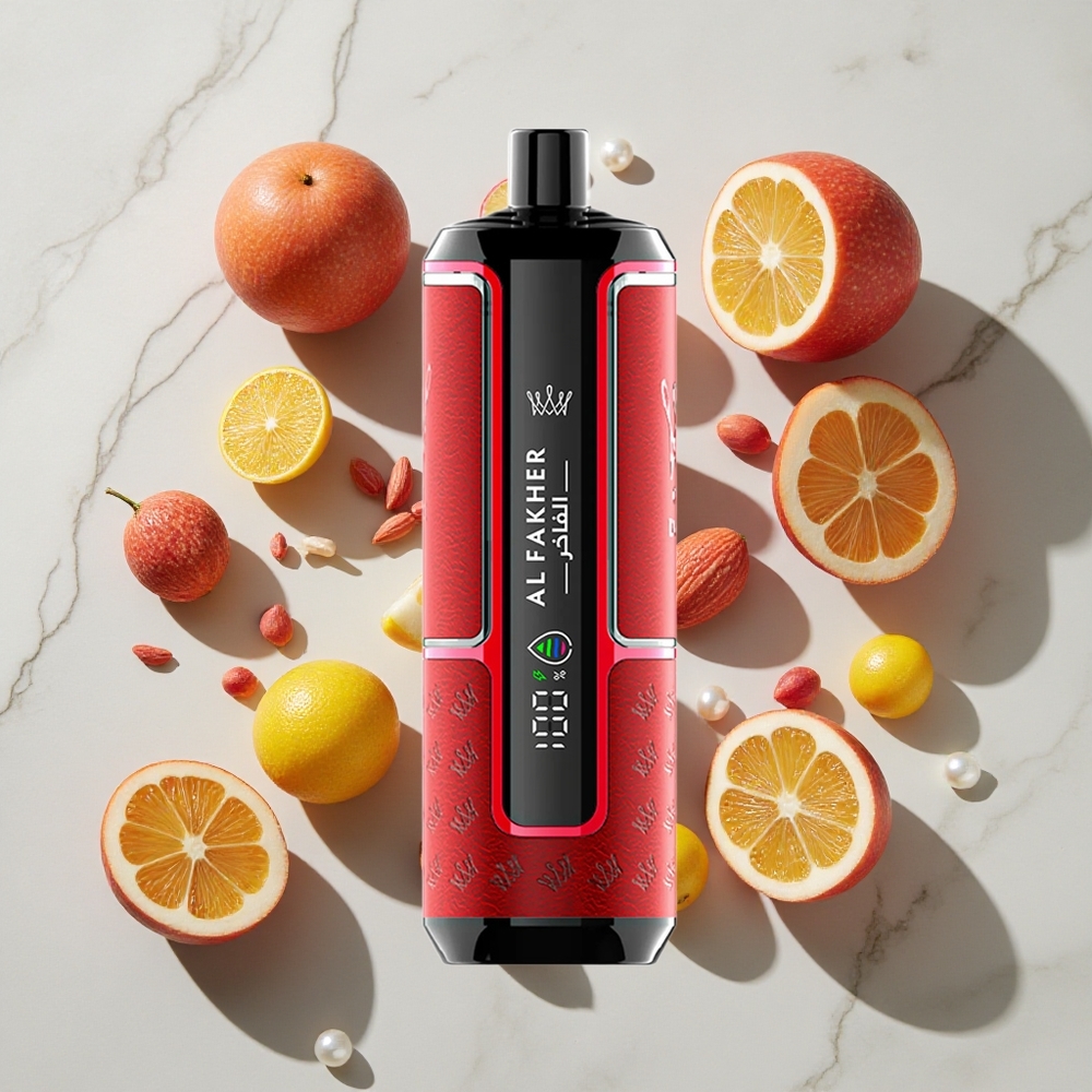 Al Fakher Crown Bar 15000 Puffs 22ml E-tekočine Ultraportabilni DTL Hubba