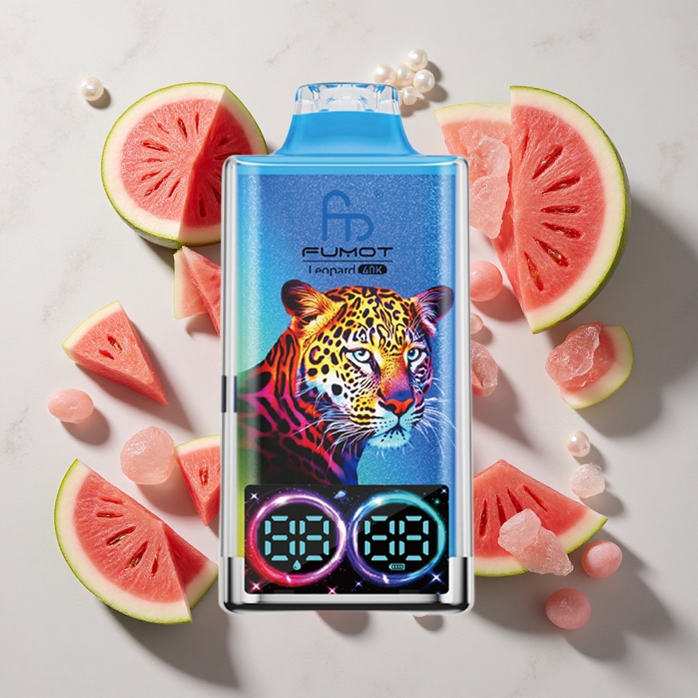Fumot Leopard 40000 Puffs Arbuz Žvečilni Gumi 5% Nikotina