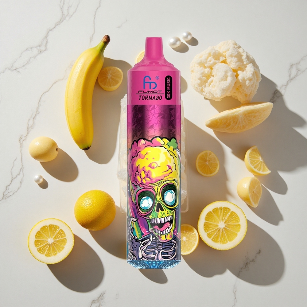 Fumot RandM Tornado 30000 Puffs Banan Sladoled 30ml E-tekočine