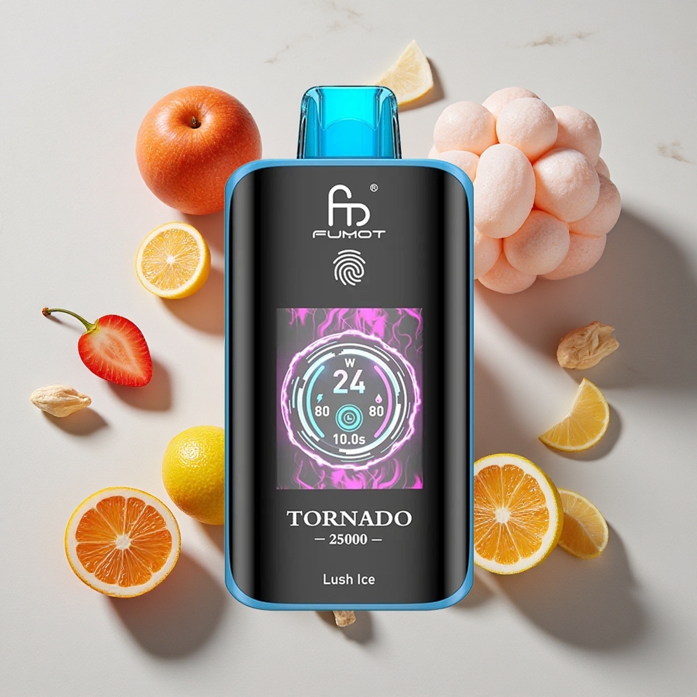 Fumot Tornado 25000 Puffs Lush Ice (Sladoled) 20ml E-tekočine Prednapolnjen